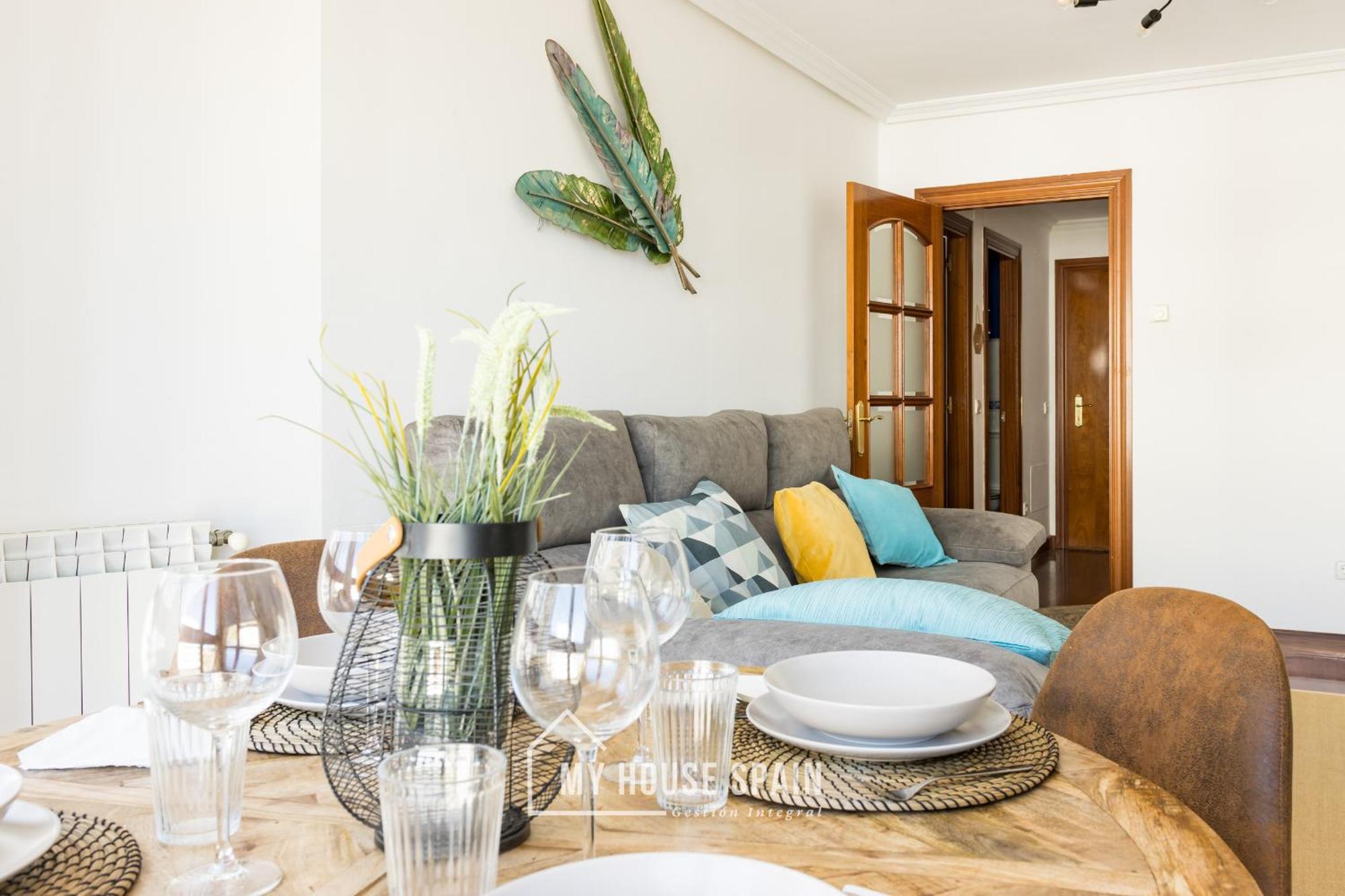 Myhousespain - Playa De Poniente, Con Vistas Al Mar Y Parking Gratuito Gijón Exterior foto