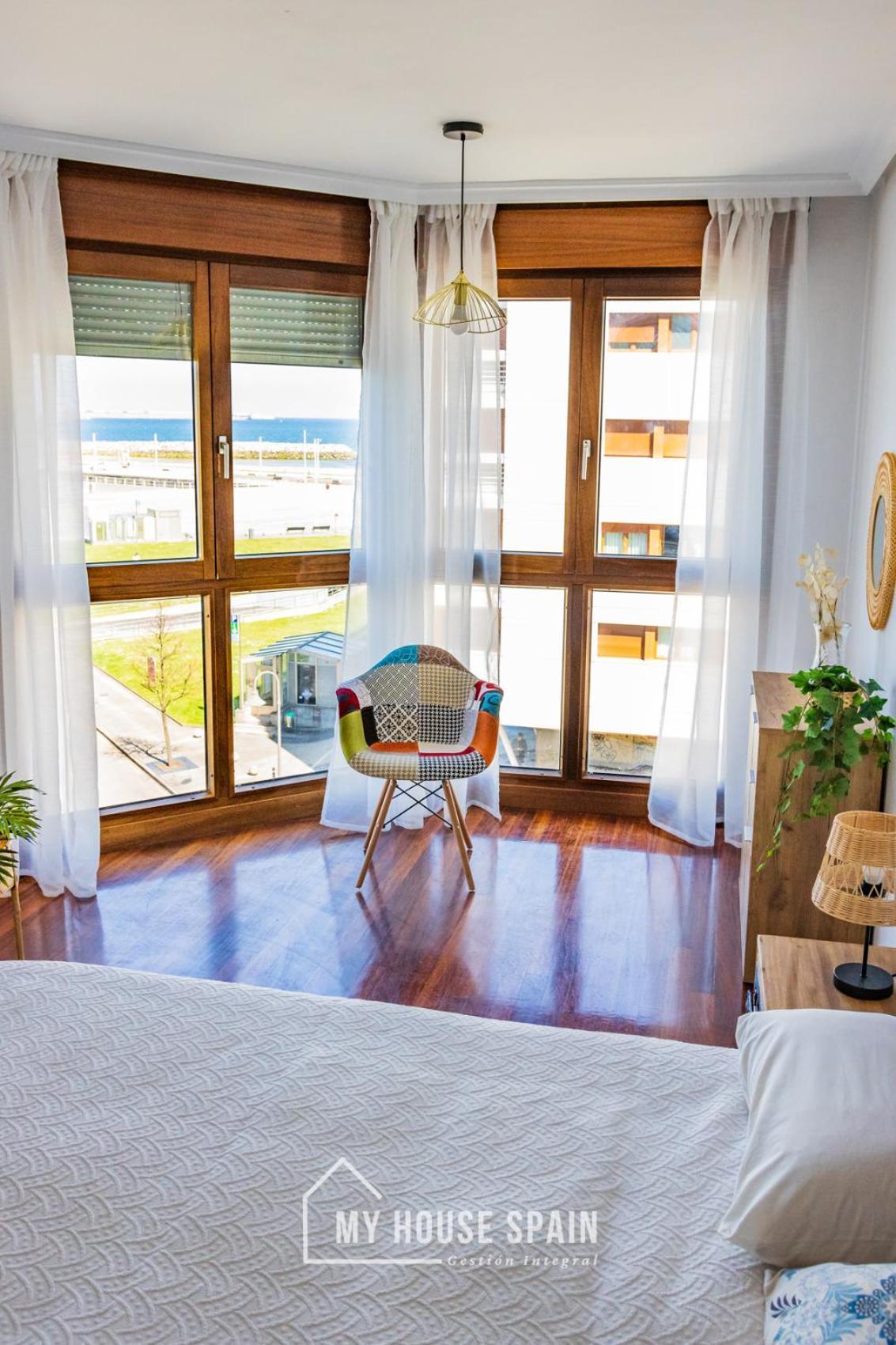 Myhousespain - Playa De Poniente, Con Vistas Al Mar Y Parking Gratuito Gijón Exterior foto